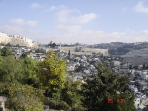 Mosquée Omar vue du mont Sion