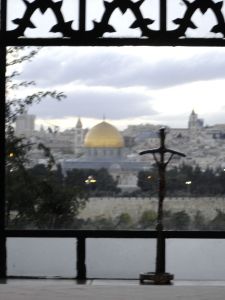 vue de Jérusalem depuis Dominus Flevit